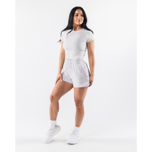 Must-Have Athletics Sweatshort - White Smoke Hot New Item