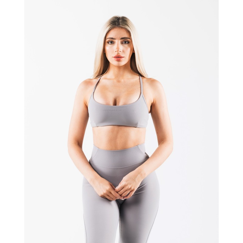 Must-Have Aura 3 Strap Bra - Smoke - Grey Latest Edition