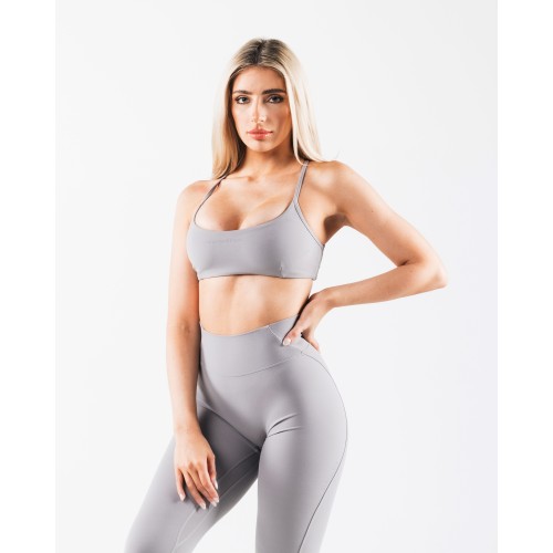 Must-Have Aura 3 Strap Bra - Smoke - Grey Latest Edition