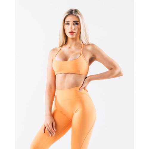 Must-Have Aura 3 Strap Bra - Sunset - Orange On Hand Now