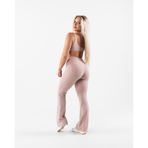 Must-Have Aura Flared Pant - Porcelain - Brown Just In