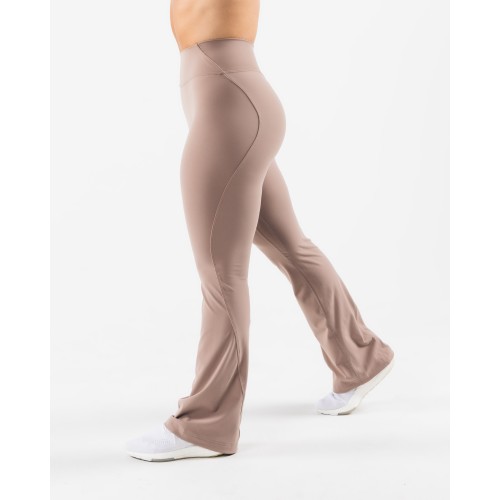 Must-Have Aura Flared Pant - Sand - Brown In Stock