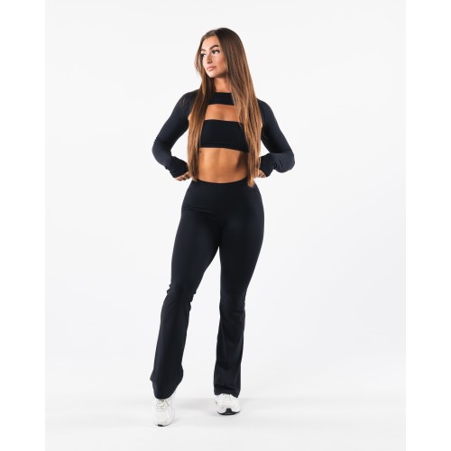 Must-Have Aura Flared Pant Tall - Black Ready for Shipment