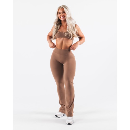 Must-Have Aura Flared Pant Tall - Oak - Brown Available for Immediate Shipping