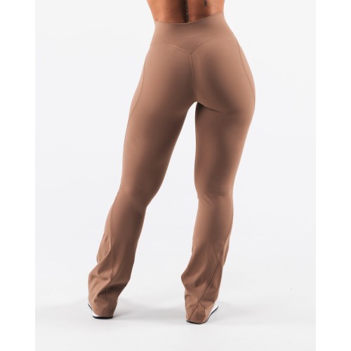 Must-Have Aura Flared Pant Tall - Oak - Brown Available for Immediate Shipping