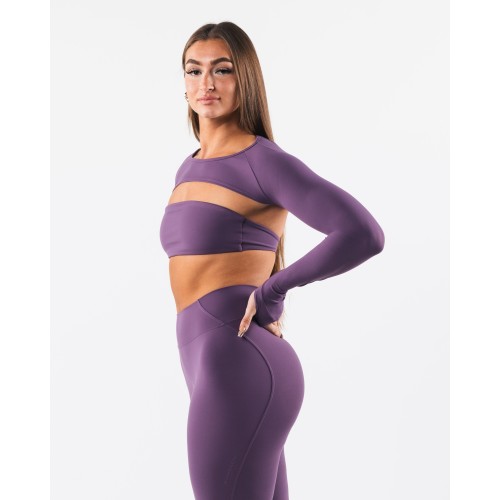 Must-Have Aura Shrug LS - Aster - Purple Immediate Availability