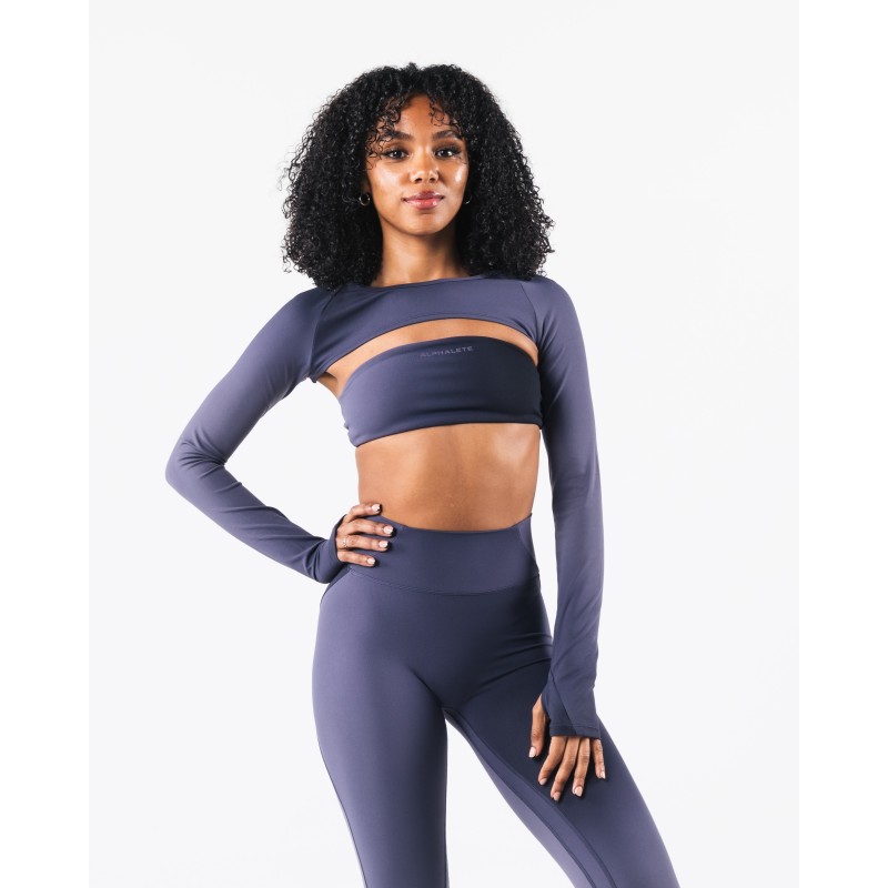 Must-Have Aura Shrug LS - Aura Blizzard Print - Purple Just Launched