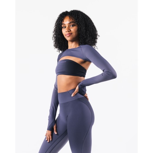 Must-Have Aura Shrug LS - Aura Blizzard Print - Purple Just Launched