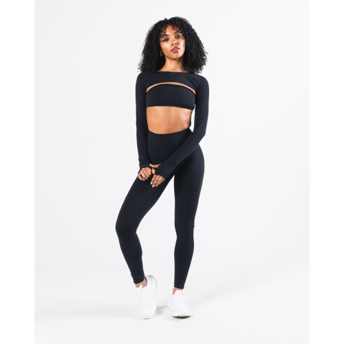 Must-Have Aura Shrug LS - Black Available Now