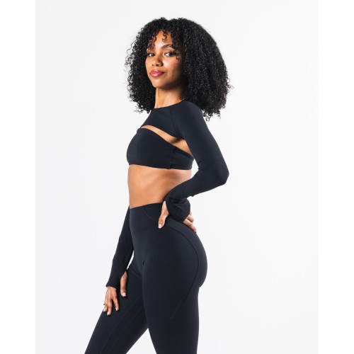 Must-Have Aura Shrug LS - Black Available Now