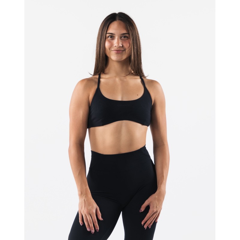 Must-Have Aura Strappy Bra - Black Latest Edition