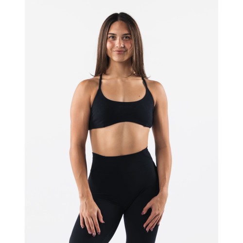 Must-Have Aura Strappy Bra - Black Latest Edition