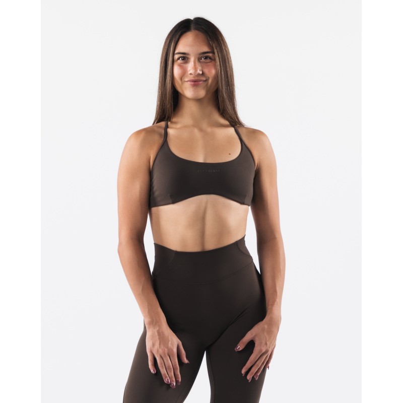 Must-Have Aura Strappy Bra - Cashmere - Brown On Hand Now