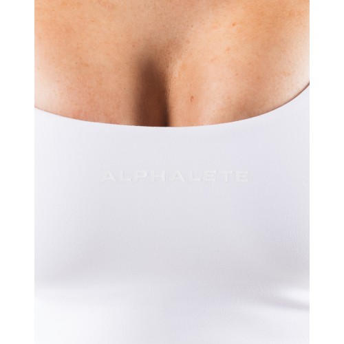 Must-Have Aura Strappy Longline Bra - White Ready for Shipment