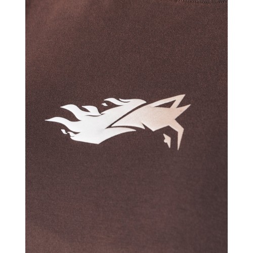 Must-Have Wolf Crop Tee - Cashmere - Brown Limited Stock