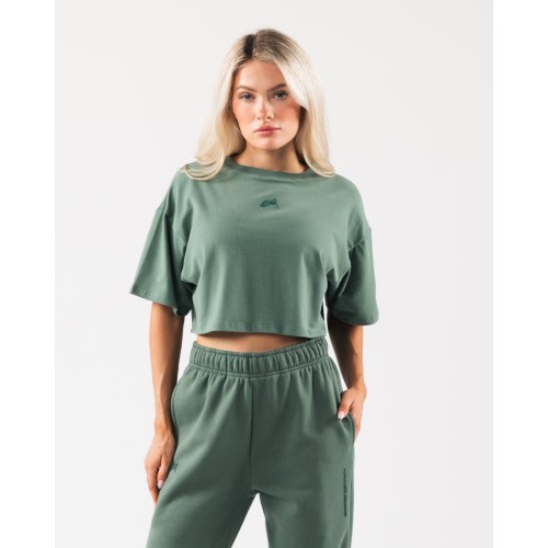 Must-Have Origin Crop - Sage - Green In Stock