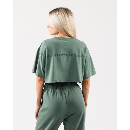 Must-Have Origin Crop - Sage - Green In Stock