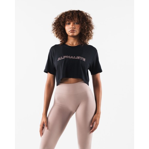 Must-Have Core Airtech SS Crop - Black Just In