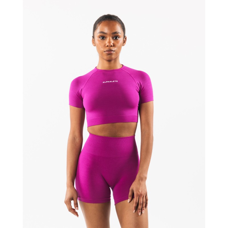 Must-Have Amplify SS Crop - Candy Crush - Pink Available for Immediate Shipping