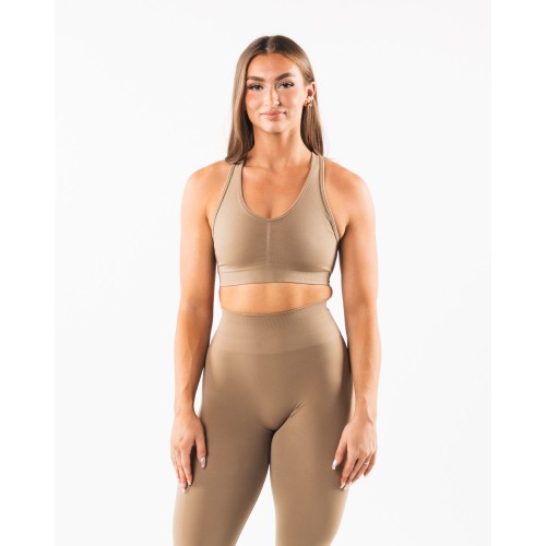 Must-Have Amplify Bra - Chai - Brown