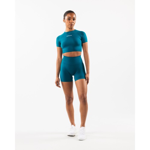 Must-Have Amplify SS Crop - Galactic Ocean - Blue Ready for Shipment