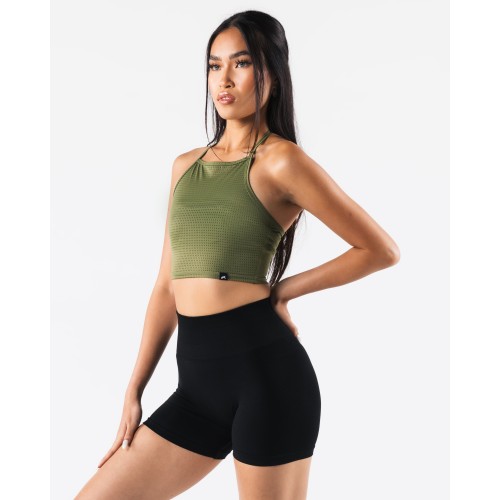 Must-Have Margo Mesh Tank - Agave - Green Available for Immediate Shipping