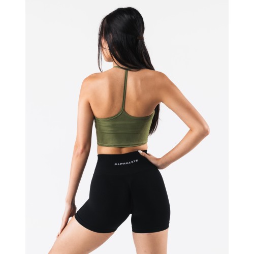 Must-Have Margo Mesh Tank - Agave - Green Available for Immediate Shipping