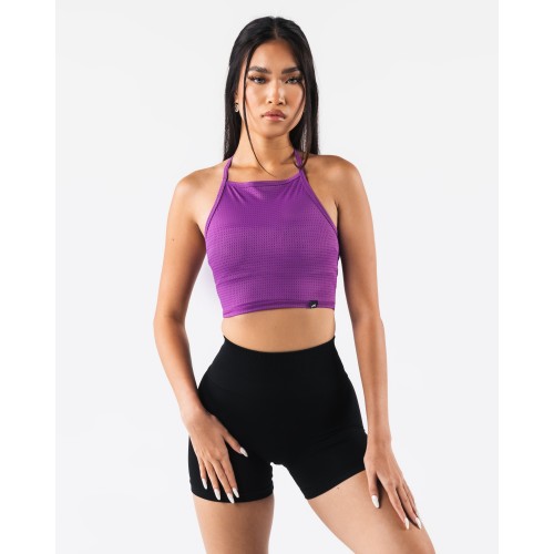 Must-Have Margo Mesh Tank - Blaze - Purple Ready for Shipment