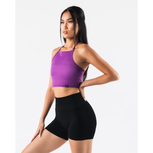 Must-Have Margo Mesh Tank - Blaze - Purple Ready for Shipment