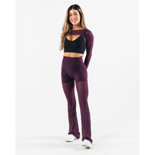 Must-Have Mesh Astor Flared Pant - Regio - Purple Limited Stock