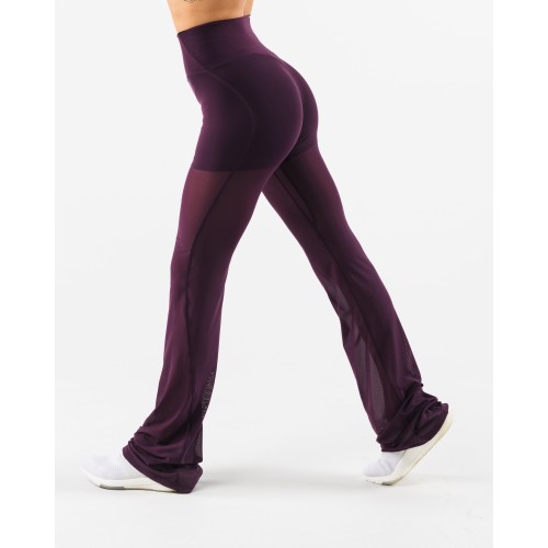 Must-Have Mesh Astor Flared Pant - Regio - Purple Limited Stock