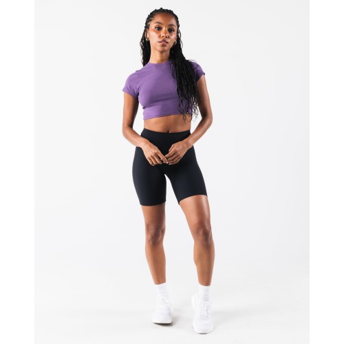 Must-Have OT Crop Tee - Photon - Purple