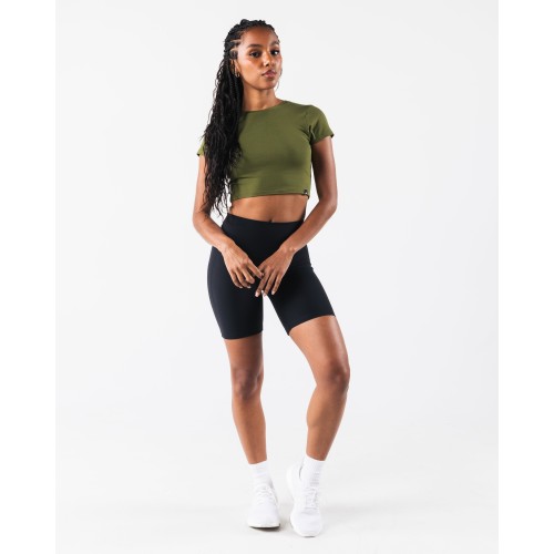 Must-Have OT Crop Tee - Verbena - Green Limited Stock