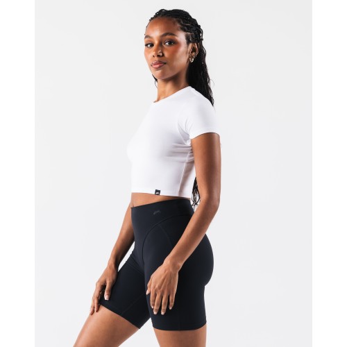 Must-Have OT Crop Tee - White Immediate Availability