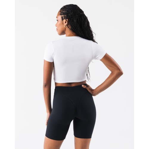 Must-Have OT Crop Tee - White Immediate Availability