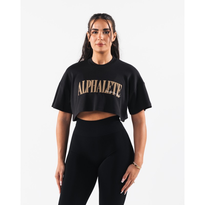 Must-Have Republic Crop Tee - Black