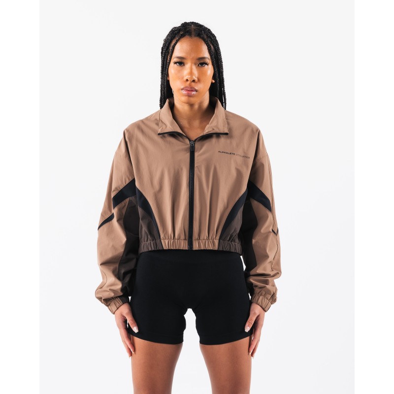 Must-Have Retro Crop Jacket - Oak / Cashmere - Brown In Stock