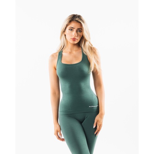 Must-Have Seamless Racerback Tank - Sage - Green Available Now