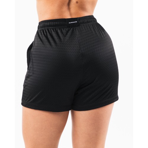 Must-Have Signature Mesh Short 4" - Black Available for Immediate Shipping