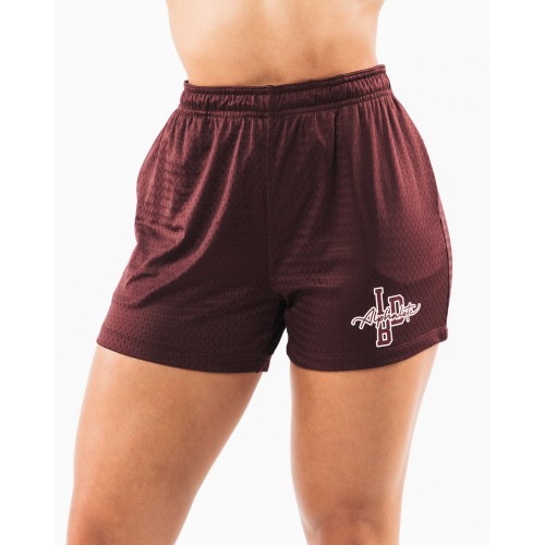 Must-Have Signature Mesh Short 4" - Sangria - Red