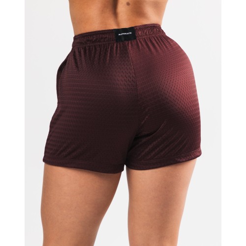 Must-Have Signature Mesh Short 4" - Sangria - Red