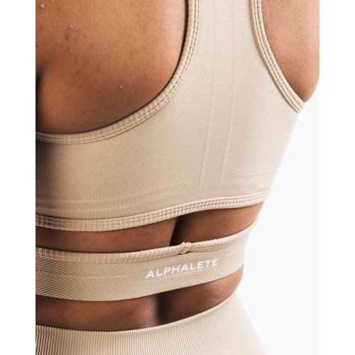 Must-Have Stratus Bra - Linen - Brown New Stock