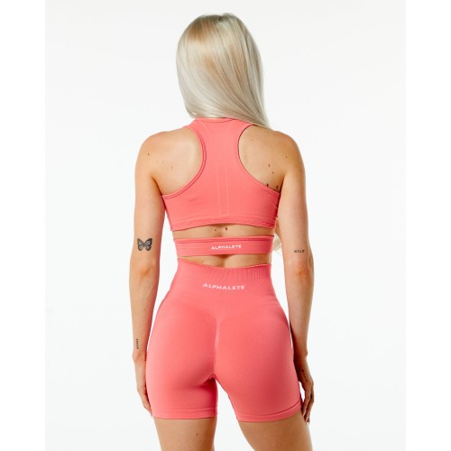 Must-Have Stratus Bra - Pixel Pink Available for Immediate Shipping