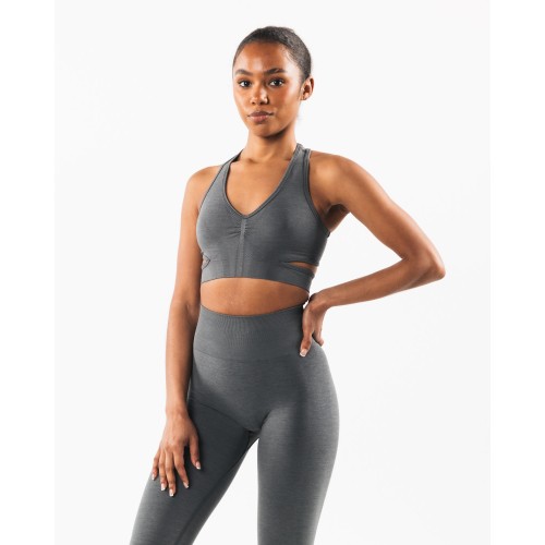 Must-Have Stratus Bra - Smoke - Grey On Hand Now