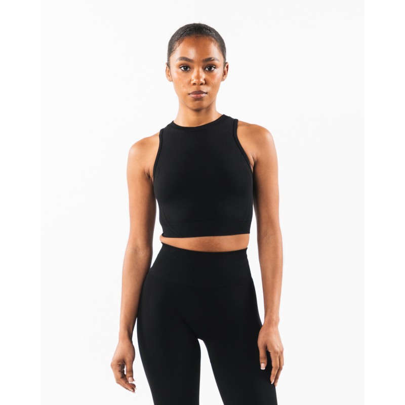 Must-Have Stratus Crop Tank - Black