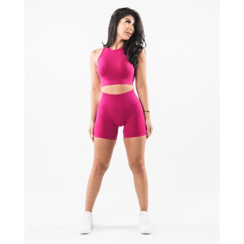 Must-Have Stratus Crop Tank - Magenta - Pink New Stock