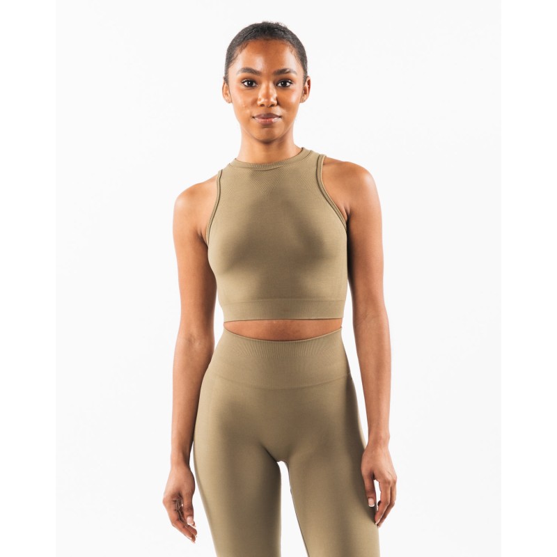 Must-Have Stratus Crop Tank - Willow - Green Fresh Release