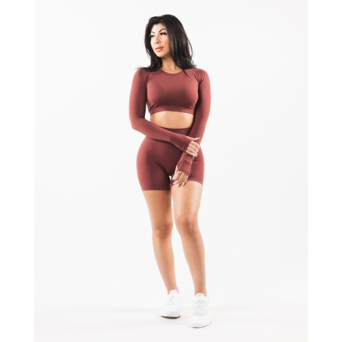 Must-Have Stratus LS Crop - Autumn - Red Limited Stock