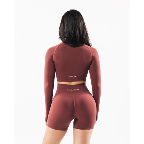 Must-Have Stratus LS Crop - Autumn - Red Limited Stock