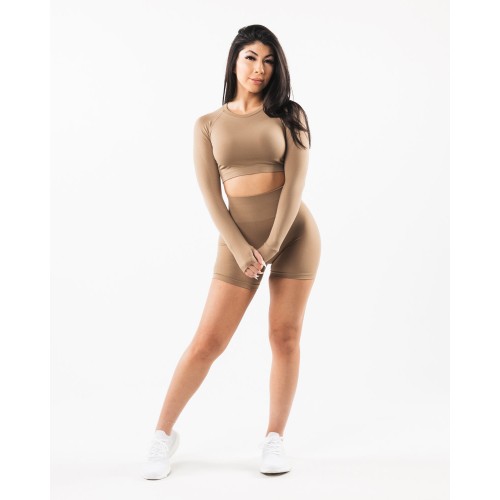 Must-Have Stratus LS Crop - Chai - Brown